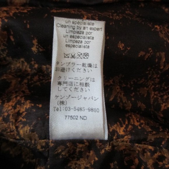 VINTAGE KENZO LEATHER JACKET - Picture 16 of 16